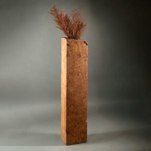 Brick-Toned Toscano Limestone Decorative Piece & Large Vase